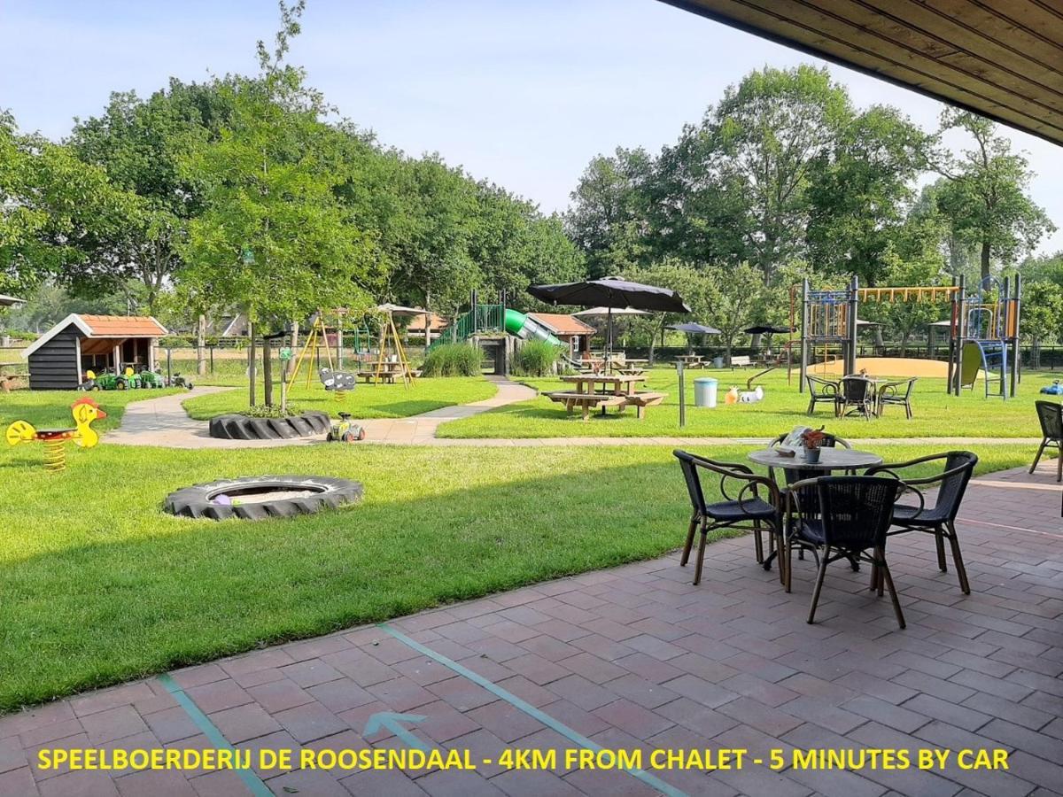 Sfeervol Chalet Op De Veluwe Putten Buitenkant foto